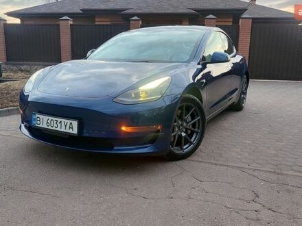 Синий Тесла Модель 3, объемом двигателя 0 л и пробегом 60 тыс. км за 19999 $, фото 1 на Automoto.ua