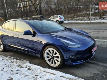 Тесла Модель 3 2022 в Киеве на Automoto.ua Синий Тесла Модель 3, объемом двигателя 0 л и пробегом 50 тыс. км за 20000 $, фото 1 на Automoto.ua