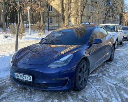 Синий Тесла Модель 3, объемом двигателя 0 л и пробегом 85 тыс. км за 20500 $, фото 1 на Automoto.ua