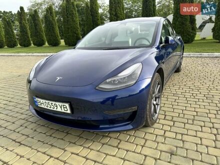 Тесла Модель 3 2022 у Одесі на Automoto.ua Синій Тесла Модель 3, об'ємом двигуна 0 л та пробігом 55 тис. км за 24000 $, фото 1 на Automoto.ua