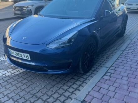 Синий Тесла Модель 3, объемом двигателя 0 л и пробегом 109 тыс. км за 22000 $, фото 1 на Automoto.ua