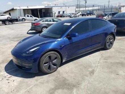 Синій Тесла Модель 3, об'ємом двигуна 0 л та пробігом 20 тис. км за 13200 $, фото 1 на Automoto.ua