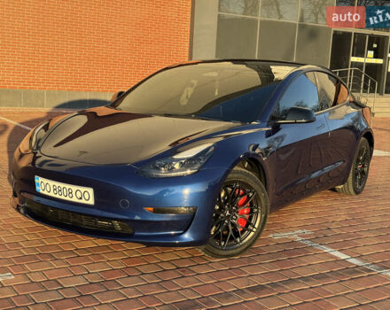 Синий Тесла Модель 3, объемом двигателя 0 л и пробегом 20 тыс. км за 18900 $, фото 1 на Automoto.ua
