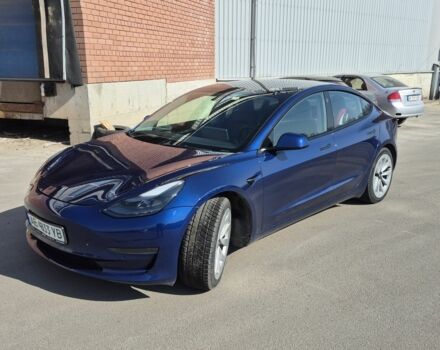 Синий Тесла Модель 3, объемом двигателя 0 л и пробегом 101 тыс. км за 17999 $, фото 1 на Automoto.ua