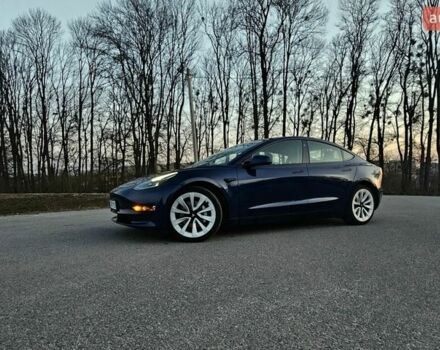 Синий Тесла Модель 3, объемом двигателя 0 л и пробегом 92 тыс. км за 19200 $, фото 1 на Automoto.ua