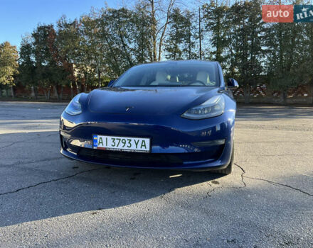Синий Тесла Модель 3, объемом двигателя 0 л и пробегом 102 тыс. км за 23000 $, фото 1 на Automoto.ua