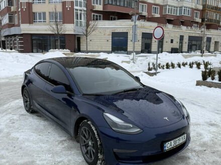 Синий Тесла Модель 3, объемом двигателя 0 л и пробегом 54 тыс. км за 19300 $, фото 1 на Automoto.ua