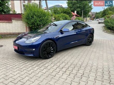 Синий Тесла Модель 3, объемом двигателя 0 л и пробегом 109 тыс. км за 18200 $, фото 1 на Automoto.ua