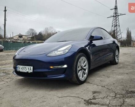 Синій Тесла Модель 3, об'ємом двигуна 0 л та пробігом 121 тис. км за 19500 $, фото 1 на Automoto.ua