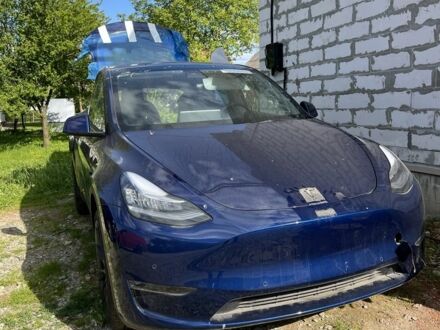 Синий Тесла Модель 3, объемом двигателя 0 л и пробегом 14 тыс. км за 27000 $, фото 1 на Automoto.ua