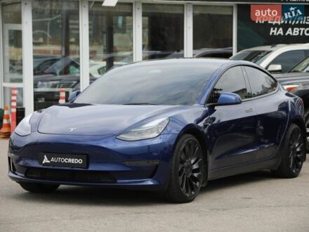 Синій Тесла Модель 3, об'ємом двигуна 0 л та пробігом 88 тис. км за 25000 $, фото 1 на Automoto.ua