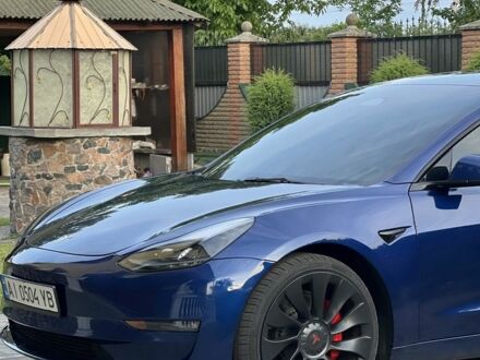 Тесла Модель 3 2022 в Фастове на Automoto.ua Синий Тесла Модель 3, объемом двигателя 0 л и пробегом 30 тыс. км за 26500 $, фото 1 на Automoto.ua