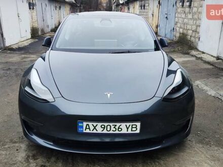 Синій Тесла Модель 3, об'ємом двигуна 0 л та пробігом 25 тис. км за 22000 $, фото 1 на Automoto.ua
