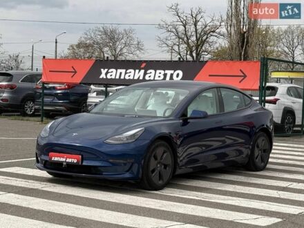 Синій Тесла Модель 3, об'ємом двигуна 0 л та пробігом 30 тис. км за 22200 $, фото 1 на Automoto.ua