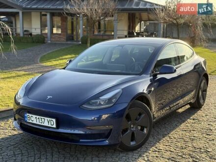 Синій Тесла Модель 3, об'ємом двигуна 0 л та пробігом 21 тис. км за 20999 $, фото 1 на Automoto.ua