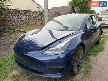 Синій Тесла Модель 3, об'ємом двигуна 0 л та пробігом 140 тис. км за 18000 $, фото 1 на Automoto.ua