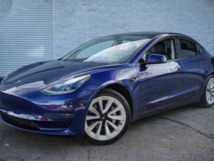 Синий Тесла Модель 3, объемом двигателя 0 л и пробегом 39 тыс. км за 19800 $, фото 1 на Automoto.ua