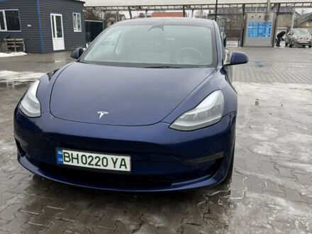 Синий Тесла Модель 3, объемом двигателя 0 л и пробегом 44 тыс. км за 25000 $, фото 1 на Automoto.ua