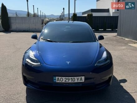 Синий Тесла Модель 3, объемом двигателя 0 л и пробегом 73 тыс. км за 23700 $, фото 1 на Automoto.ua