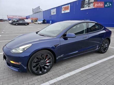 Тесла Модель 3 2023 у Києві на Automoto.ua Синій Тесла Модель 3, об'ємом двигуна 0 л та пробігом 23 тис. км за 26449 $, фото 1 на Automoto.ua