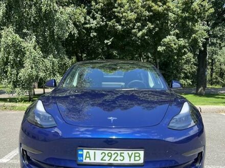 Синий Тесла Модель 3, объемом двигателя 0 л и пробегом 23 тыс. км за 25000 $, фото 1 на Automoto.ua