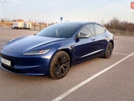 Синий Тесла Модель 3, объемом двигателя 0 л и пробегом 41 тыс. км за 29700 $, фото 1 на Automoto.ua