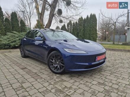 Синий Тесла Модель 3, объемом двигателя 0 л и пробегом 8 тыс. км за 29500 $, фото 1 на Automoto.ua