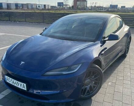 Синій Тесла Модель 3, об'ємом двигуна 0 л та пробігом 6 тис. км за 27500 $, фото 1 на Automoto.ua