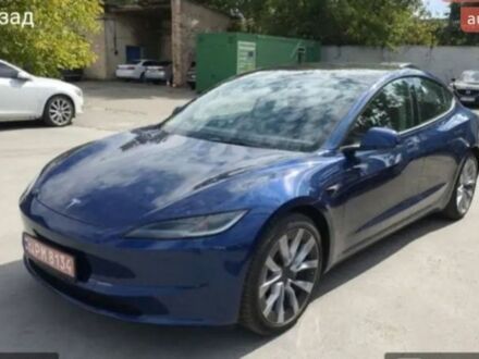 Синий Тесла Модель 3, объемом двигателя 0 л и пробегом 1 тыс. км за 28000 $, фото 1 на Automoto.ua