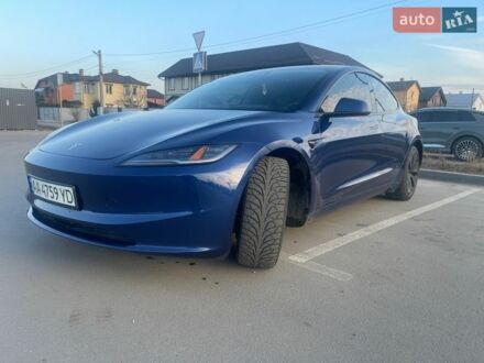 Синій Тесла Модель 3, об'ємом двигуна 0 л та пробігом 27 тис. км за 29000 $, фото 1 на Automoto.ua