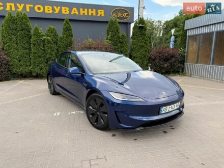 Синий Тесла Модель 3, объемом двигателя 0 л и пробегом 35 тыс. км за 26000 $, фото 1 на Automoto.ua