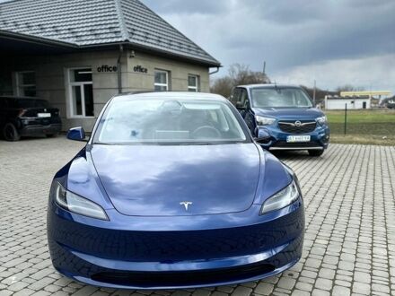 Синий Тесла Модель 3, объемом двигателя 0 л и пробегом 5 тыс. км за 28300 $, фото 1 на Automoto.ua