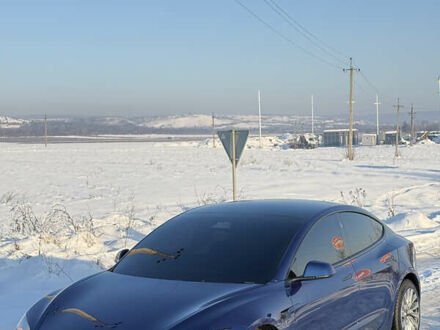 Синий Тесла Модель 3, объемом двигателя 0 л и пробегом 7 тыс. км за 27000 $, фото 1 на Automoto.ua