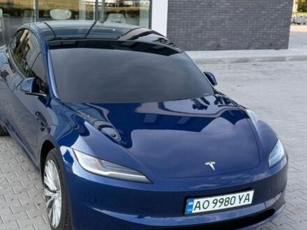 Синий Тесла Модель 3, объемом двигателя 0 л и пробегом 7 тыс. км за 25700 $, фото 1 на Automoto.ua