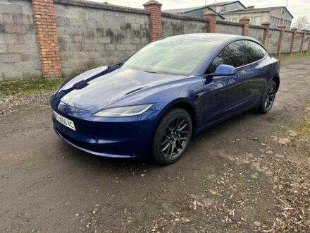 Синий Тесла Модель 3, объемом двигателя 0 л и пробегом 3 тыс. км за 33000 $, фото 1 на Automoto.ua