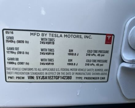 Білий Тесла Модель С, об'ємом двигуна 0 л та пробігом 172 тис. км за 16600 $, фото 19 на Automoto.ua