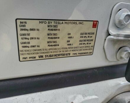 Білий Тесла Модель С, об'ємом двигуна 0 л та пробігом 151 тис. км за 2100 $, фото 11 на Automoto.ua