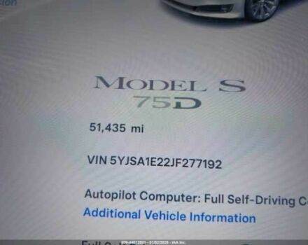 Белый Тесла Модель С, объемом двигателя 0 л и пробегом 51 тыс. км за 4800 $, фото 14 на Automoto.ua
