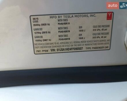 Білий Тесла Модель С, об'ємом двигуна 0 л та пробігом 118 тис. км за 15000 $, фото 3 на Automoto.ua