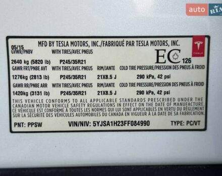 Білий Тесла Модель С, об'ємом двигуна 0 л та пробігом 470 тис. км за 13700 $, фото 31 на Automoto.ua