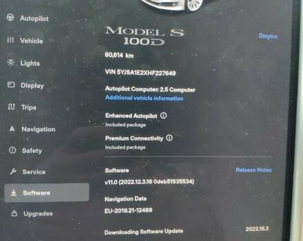 Белый Тесла Модель С, объемом двигателя 0 л и пробегом 115 тыс. км за 32900 $, фото 5 на Automoto.ua