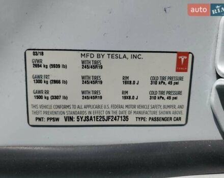Белый Тесла Модель С, объемом двигателя 0 л и пробегом 56 тыс. км за 8400 $, фото 11 на Automoto.ua