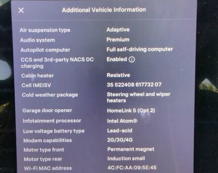 Белый Тесла Модель С, объемом двигателя 0 л и пробегом 49 тыс. км за 34500 $, фото 8 на Automoto.ua