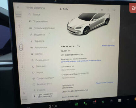Белый Тесла Модель С, объемом двигателя 0 л и пробегом 42 тыс. км за 35500 $, фото 13 на Automoto.ua