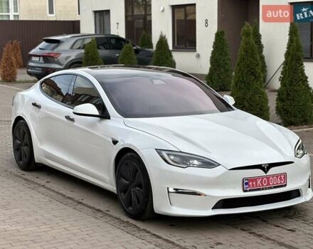 Белый Тесла Модель С, объемом двигателя 0 л и пробегом 68 тыс. км за 42000 $, фото 1 на Automoto.ua