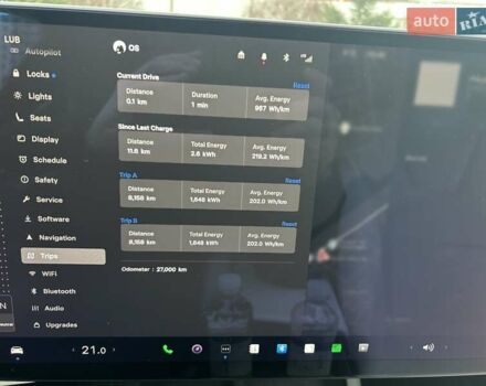 Белый Тесла Модель С, объемом двигателя 0 л и пробегом 27 тыс. км за 42000 $, фото 9 на Automoto.ua