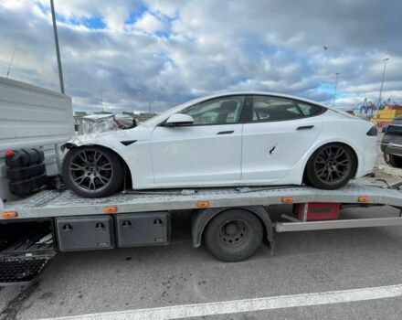 Белый Тесла Модель С, объемом двигателя 0 л и пробегом 17 тыс. км за 25200 $, фото 1 на Automoto.ua