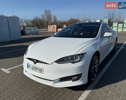 Білий Тесла Модель С, об'ємом двигуна 0 л та пробігом 119 тис. км за 13900 $, фото 1 на Automoto.ua