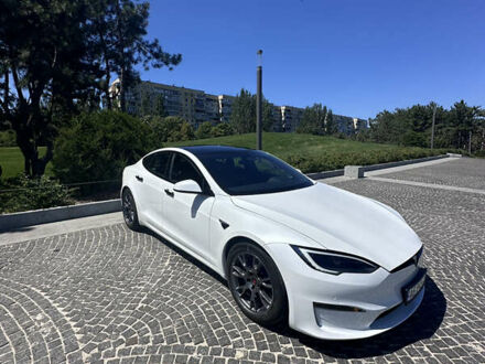 Белый Тесла Модель С, объемом двигателя 0 л и пробегом 46 тыс. км за 45000 $, фото 1 на Automoto.ua