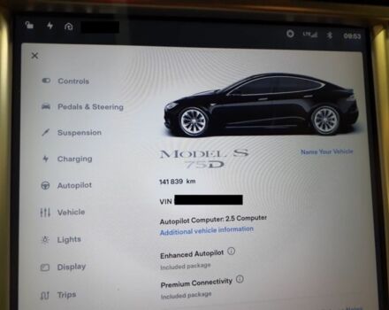 Черный Тесла Модель С, объемом двигателя 0 л и пробегом 141 тыс. км за 16100 $, фото 8 на Automoto.ua